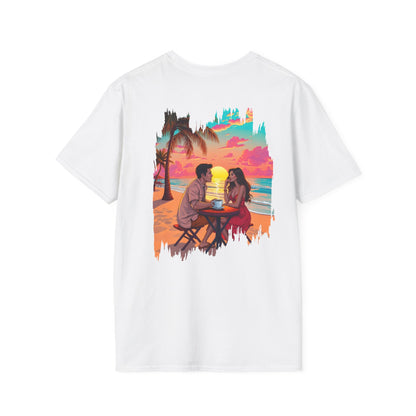 Miami Couple Coffee Unisex Graphic Tee