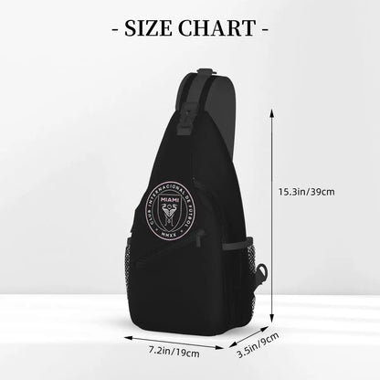 The-Inter-Miami-Club Sling Backpack Sling Bag Hiking Traveling Chest