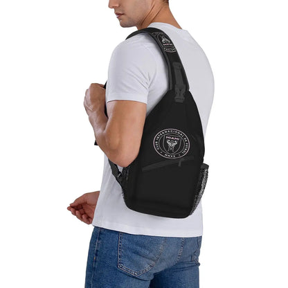 The-Inter-Miami-Club Sling Backpack Sling Bag Hiking Traveling Chest