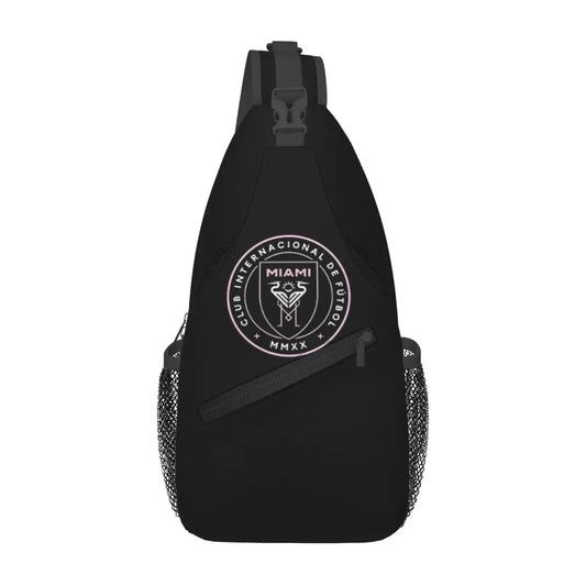 The-Inter-Miami-Club Sling Backpack Sling Bag Hiking Traveling Chest